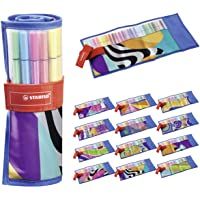 Los mejores  - Rotulador premium STABILO 6825-07 Pen 68 - Estuche de tela 25er Rollerset edición „Individual Just like you Edition…